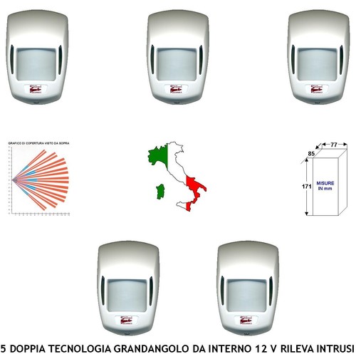 Rilevatore movimento doppie - rilevatore,